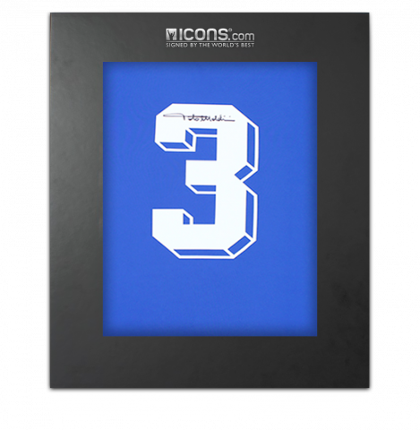 Paolo Maldini Signed Italy 1990 Home Shirt with Fan Style Number In Deluxe Packaging