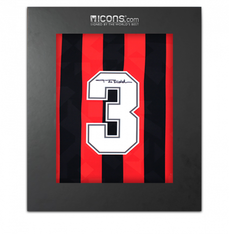 Paolo Maldini Back Autographed AC Milan 1994 Home Jersey
