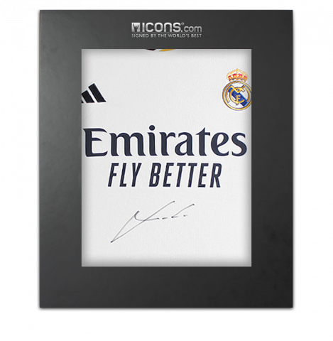 Luka Modric Front Signed Real Madrid 2023-24 Home Shirt In Deluxe Packaging