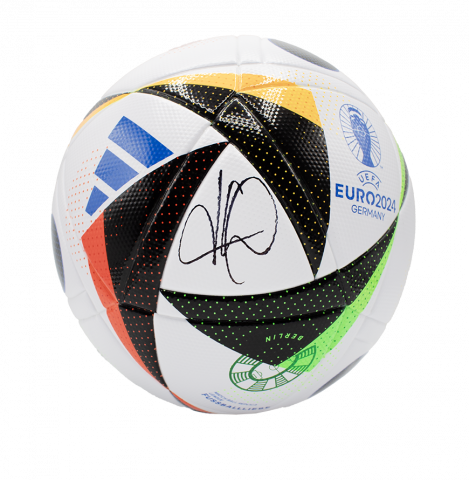 Kylian Mbappe Autographed UEFA EURO 2024 Soccer Ball