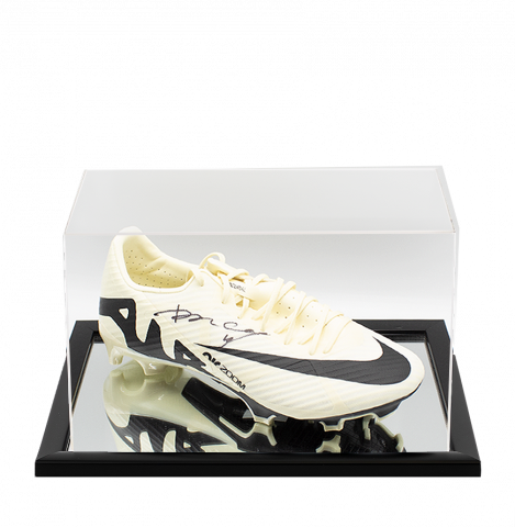 Didier Drogba Autographed Nike Vapor Cleat In Acrylic Case