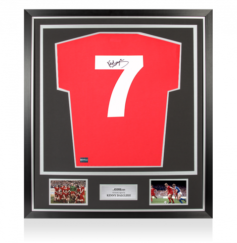 Kenny Dalglish Back Signed Liverpool FC 1978 Home Shirt In Classic Frame