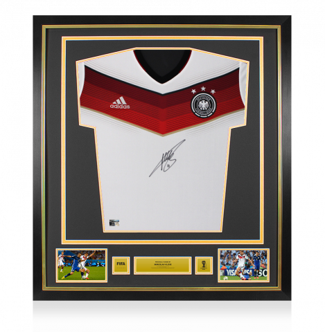Miroslav Klose Official 2014 FIFA World Cup™ Front Signed and Framed Germany 2014 Home Shirt