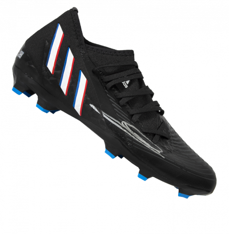 Zinedine Zidane Autographed Adidas Cleat: Black/Blue